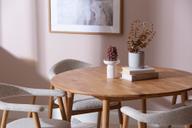 Pisipilt: Ekholm & Nicola söögilauakomplekt ümar 110cm neljale, natural tamm