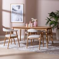 Pisipilt: Reino & Nicola söögilauakomplekt 140x90cm neljale, lakitud tamm