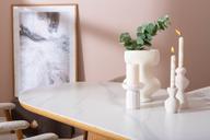 Pisipilt: Gordon& Nicola söögilauakomplekt ovaalne 210x110cm kuuele, valge marmor/tamm