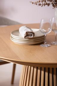 Pisipilt: Metz & Nicola söögilauakomplekt pikendatav ovaalne kuuele, natural tamm