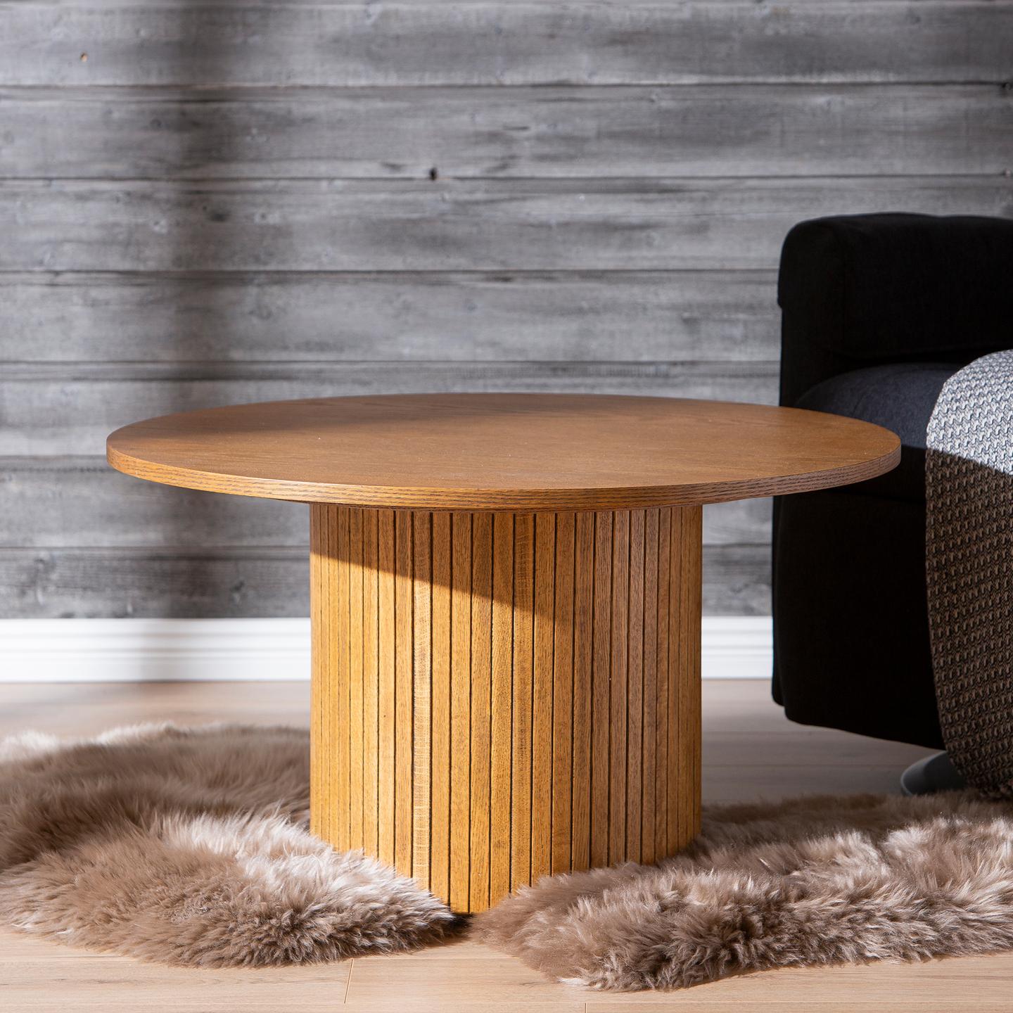 Bianca diivanilaud, ümar 80 cm, pruun