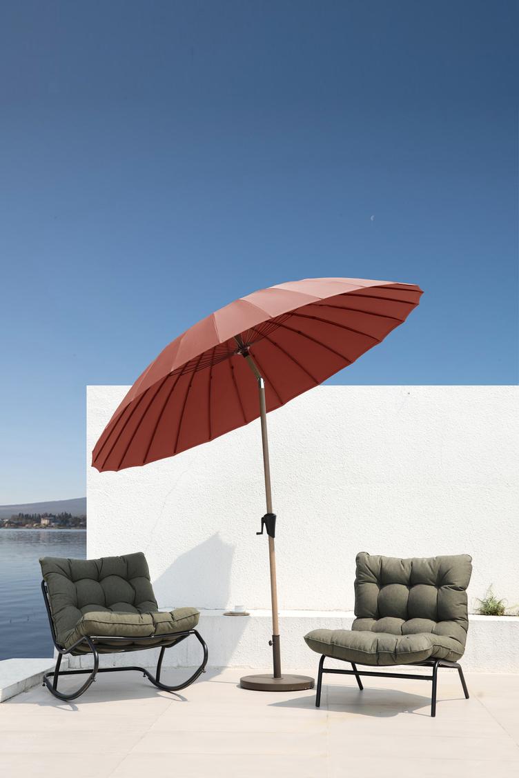 Verona päikesevari, 2,8M, punane