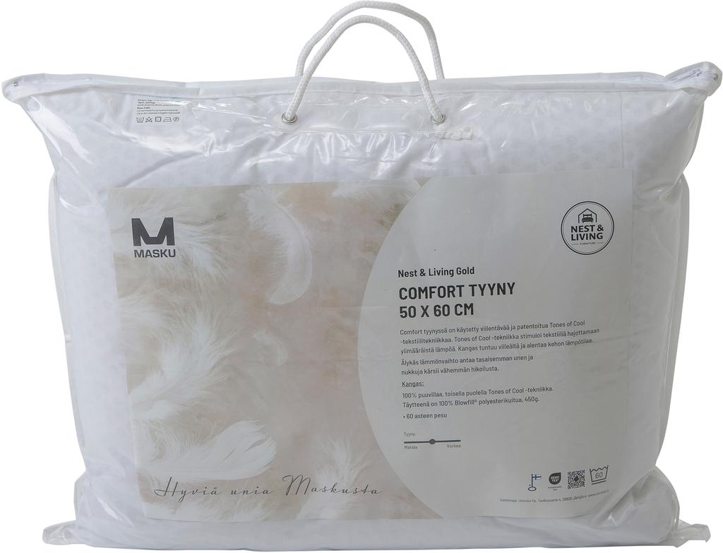 Nest & Living Gold Comfort padi, 50x60 cm