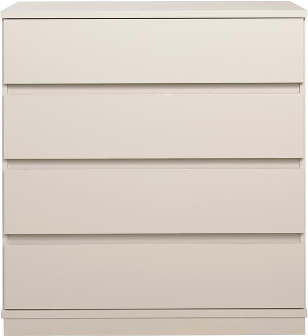 Sata kummut nr. 23. 92 cm, 4 sahtlit, greige, sokkel