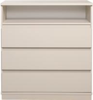 Pisipilt: Sata kummut nr. 27. 92 cm, ava + 3 sahtlit, greige, sokkel