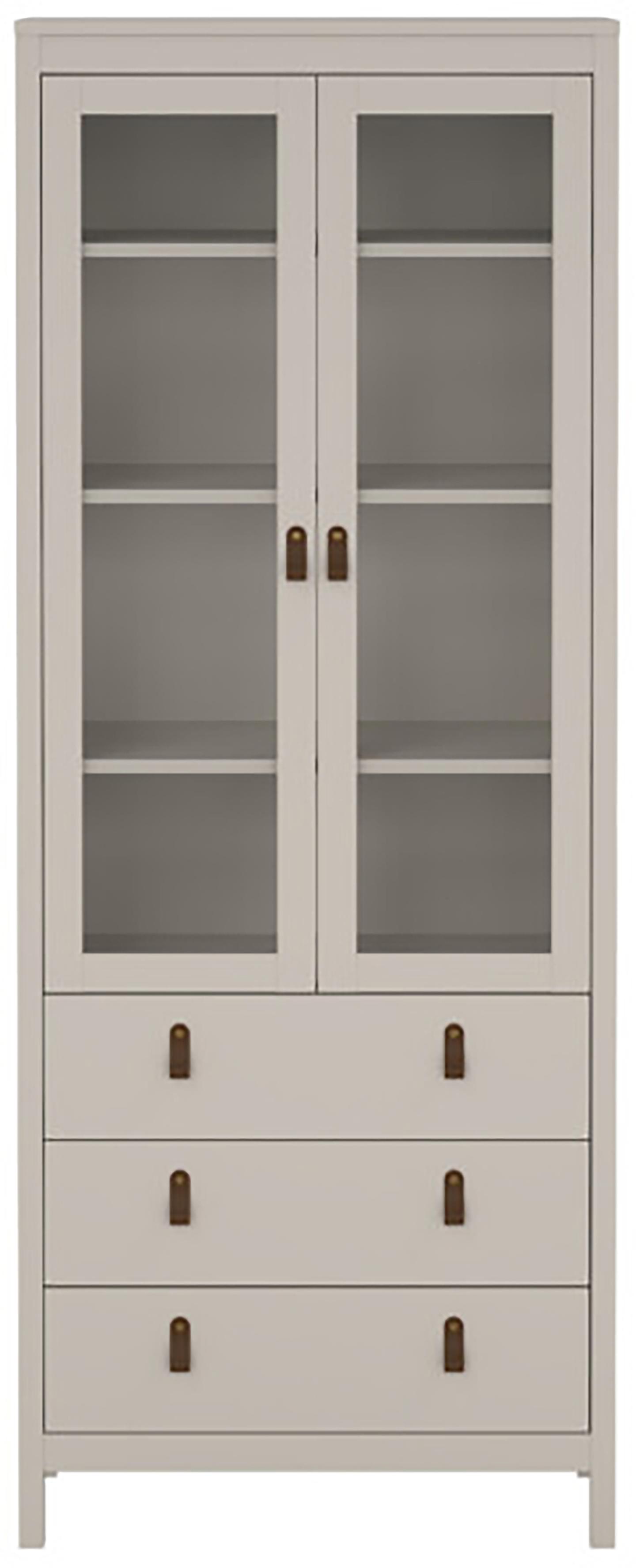 Madrid vitriin, 2 klaasust + 3 sahtlit, kashmiir