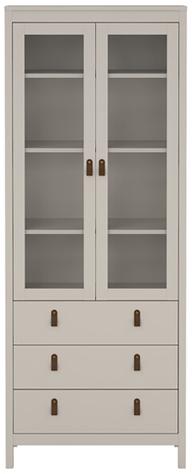 Pisipilt: Madrid vitriin, 2 klaasust + 3 sahtlit, kashmiir