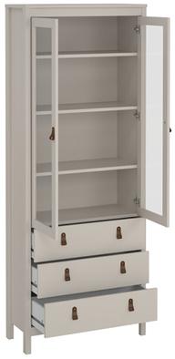 Pisipilt: Madrid vitriin, 2 klaasust + 3 sahtlit, kashmiir