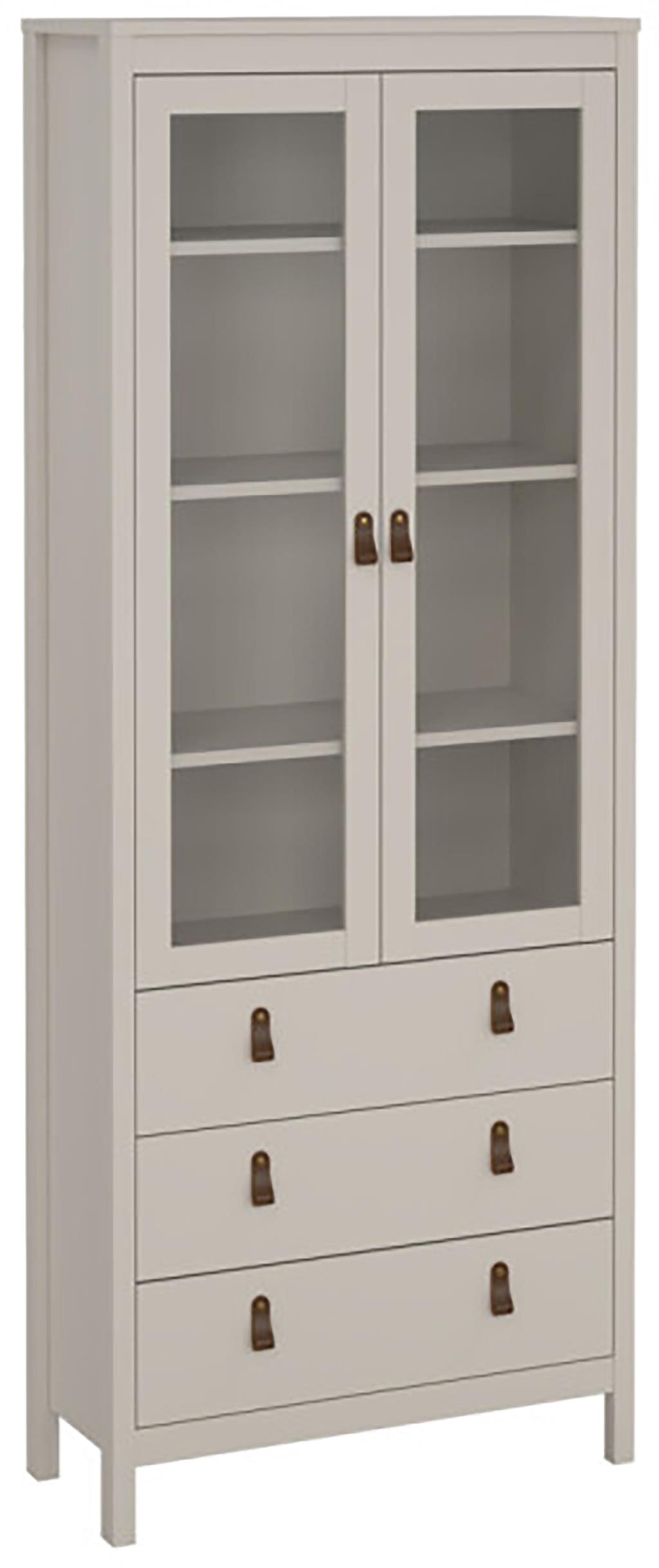 Madrid vitriin, 2 klaasust + 3 sahtlit, kashmiir