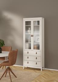 Pisipilt: Madrid vitriin, 2 klaasust + 3 sahtlit, kashmiir