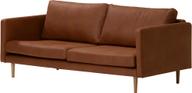 Pisipilt: Copenhagen Scandic 3-kohaline diivan, pruun bonded-nahk / tammejalg