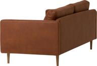 Pisipilt: Copenhagen Scandic 3-kohaline diivan, pruun bonded-nahk / tammejalg