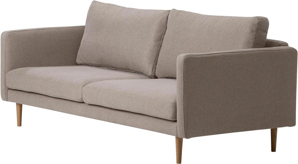 Copenhagen Scandic 3-kohaline diivan, beež / tammejalg