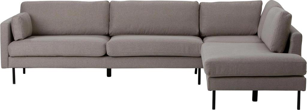 Copenhagen Scandic avatud nurgaga diivan (parem), beež / must metalljalg