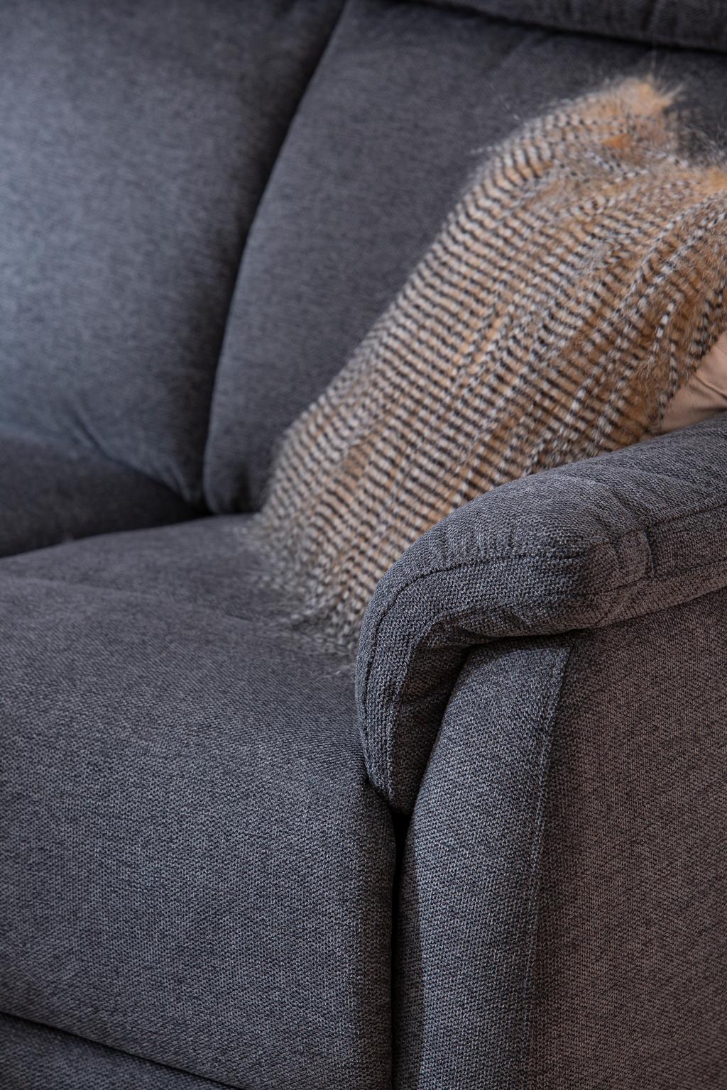 Luca diivanikomplekt, 3+2, tumehall