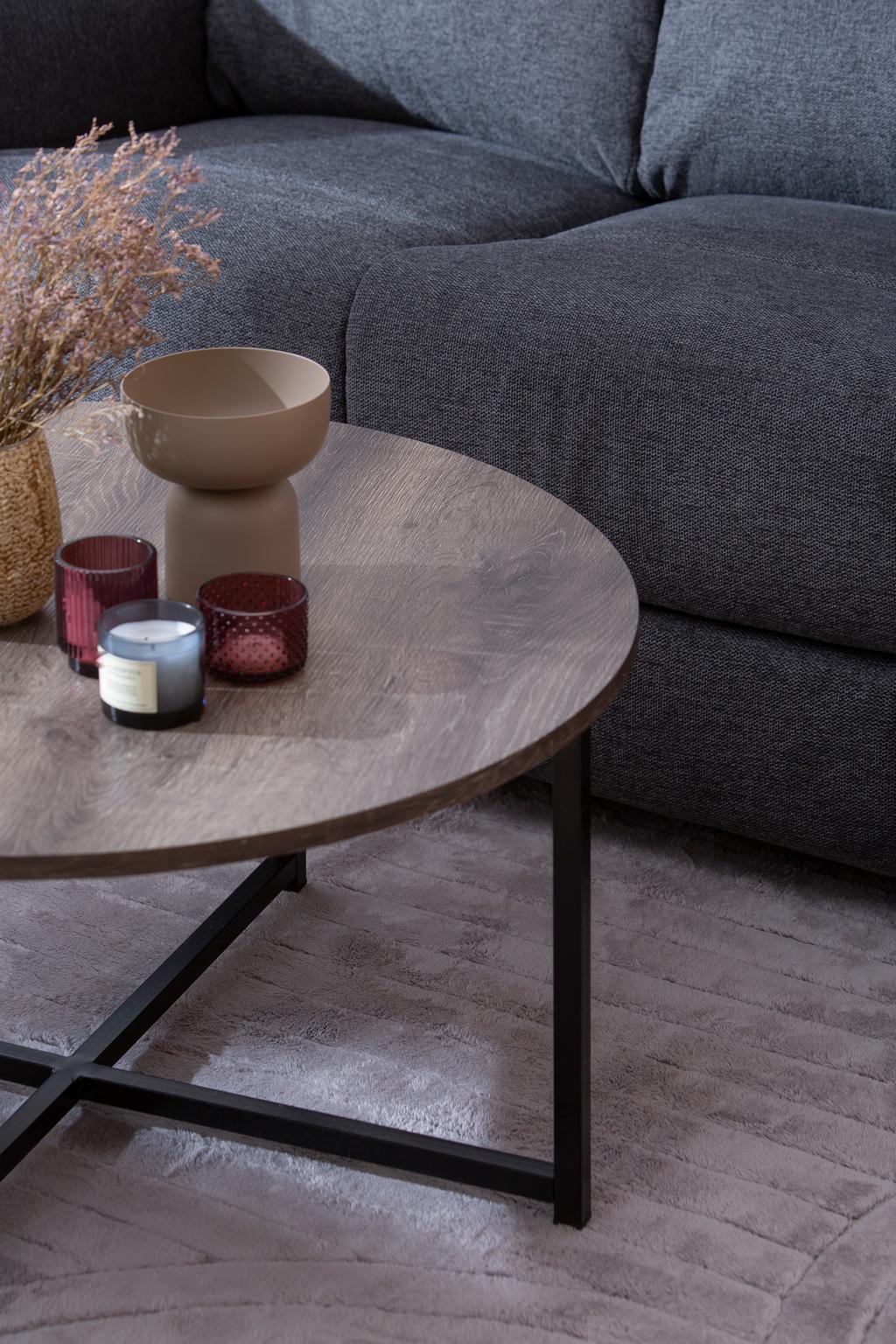 Luca diivanikomplekt, 3+2, tumehall