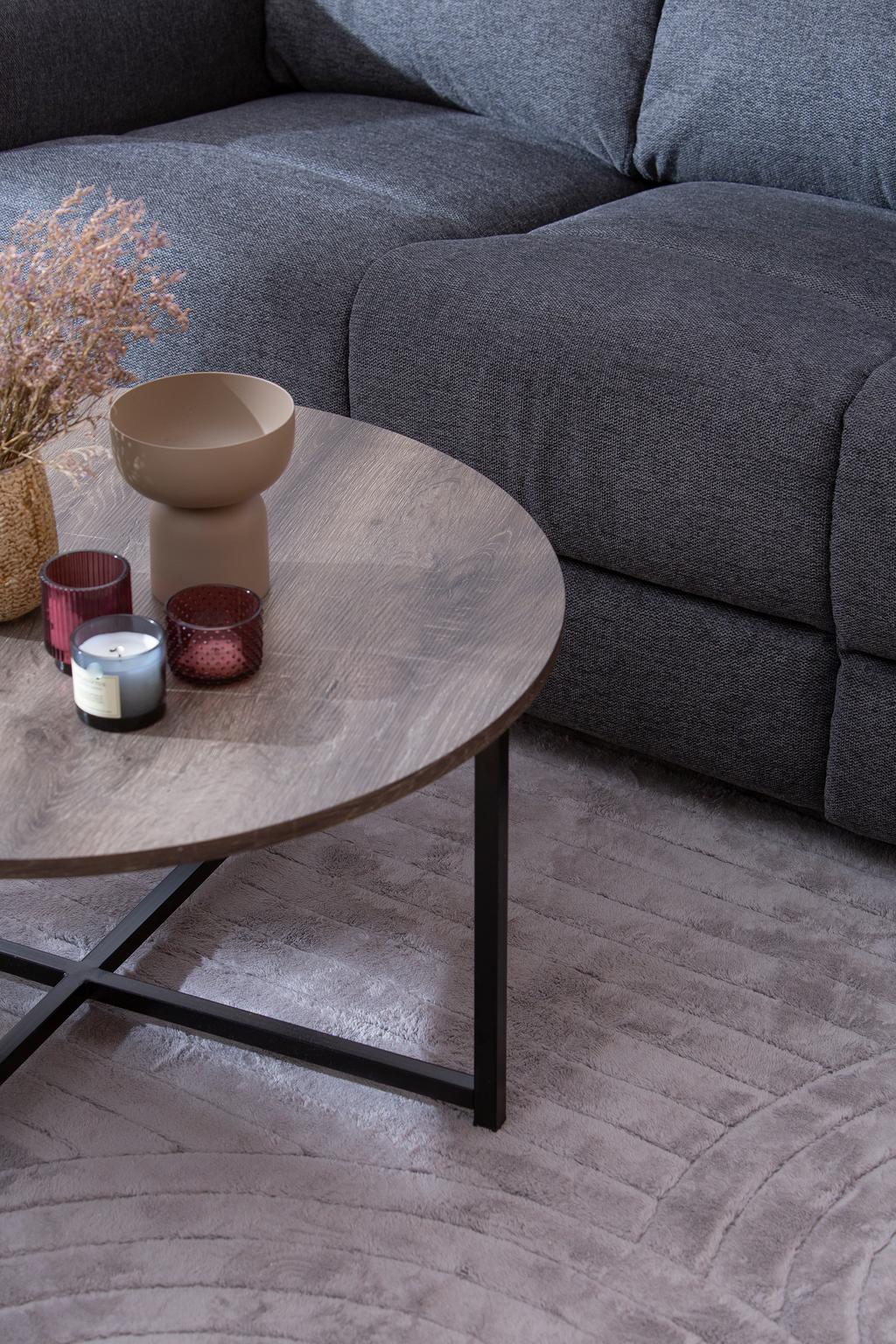 Luca diivanikomplekt, 3+2, tumehall