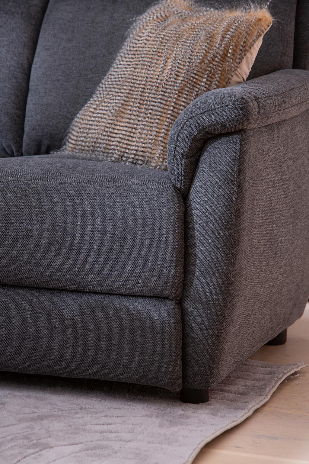 Luca diivanikomplekt, 3+2, tumehall