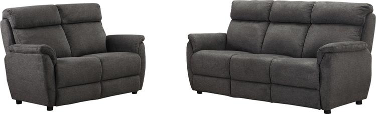 Luca diivanikomplekt, 3+2, tumehall