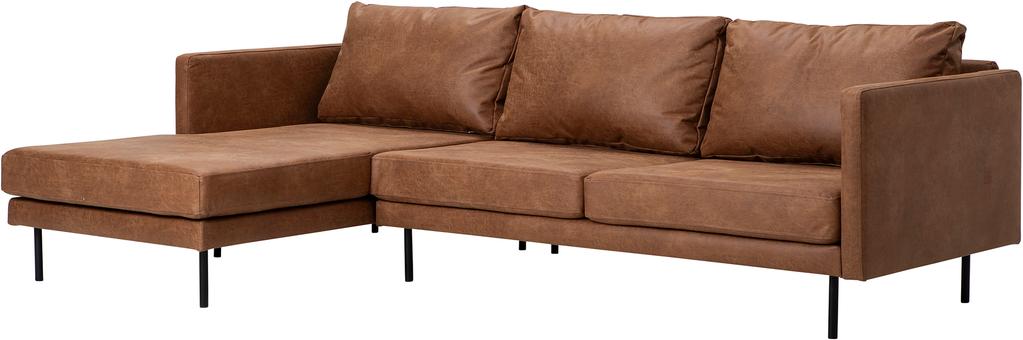 Copenhagen 3-kohaline diivan (vasak), Essenza 04, konjak (sis. must metalljalg)