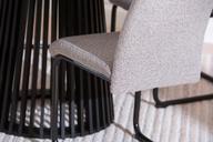 Pisipilt: Lyon & Jasmin söögilaua komplekt neljale, ümar, 100 cm, must/hall