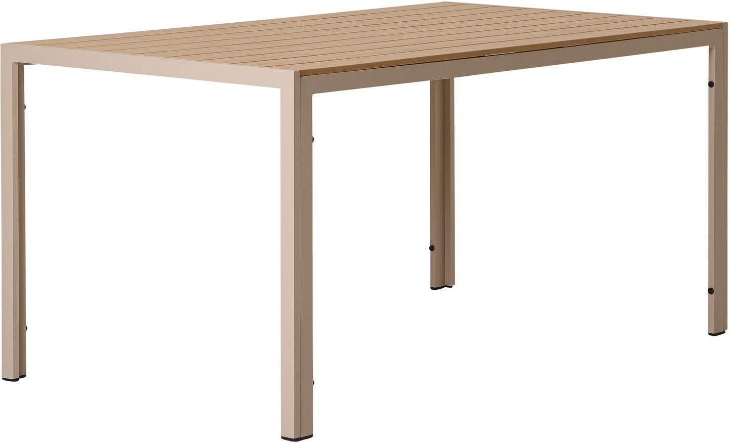 Saarni Aiamööbli söögilaud, 150x90 cm, alumiinium/non-wood