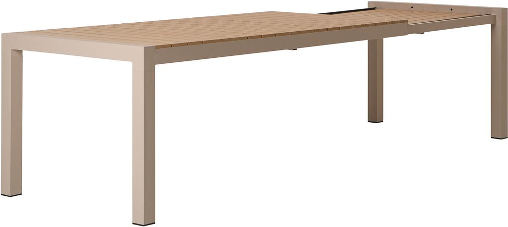 Saarni Aiamööbli pikendatav söögilaud, 205/275x90 cm, alumiinium/non-wood