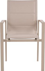 Pisipilt: Messina Aiamööbli söögilauatool, virnastatav khaki 26/tiigipuu