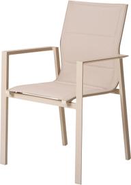 Pisipilt: Messina Aiamööbli söögilauatool, virnastatav khaki 26/tiigipuu