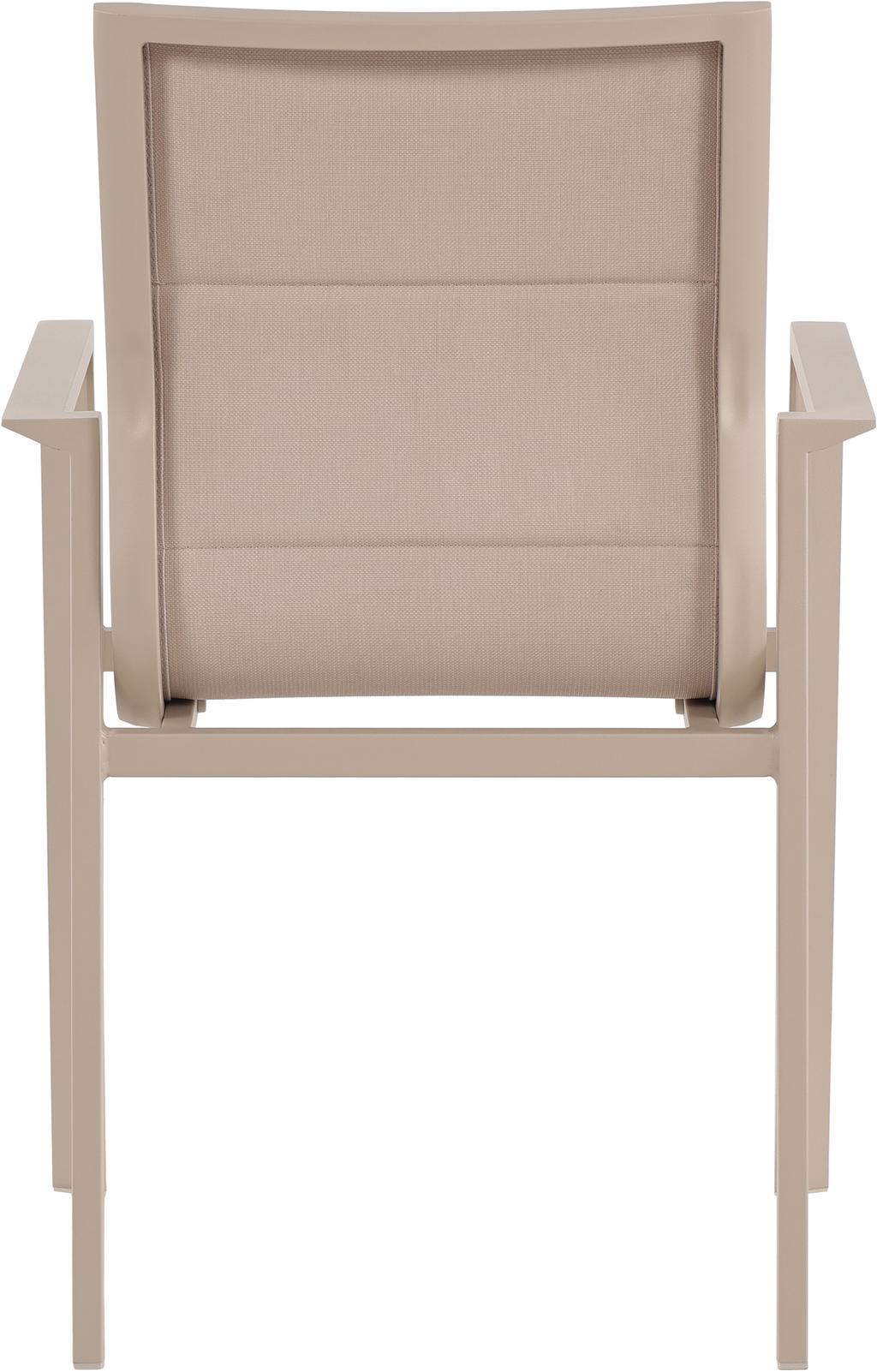 Messina Aiamööbli söögilauatool, virnastatav khaki 26/tiigipuu