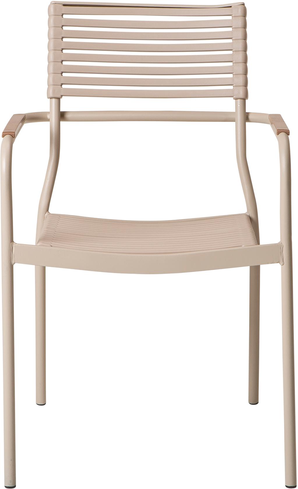 Calle Aiamööbli virnastatav söögilauatool khaki värvi 26