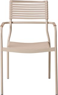 Pisipilt: Calle Aiamööbli virnastatav söögilauatool khaki värvi 26