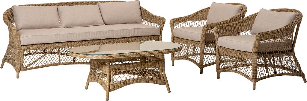 Leona Aiamööbli diivanikomplekt, 3+2 + laud