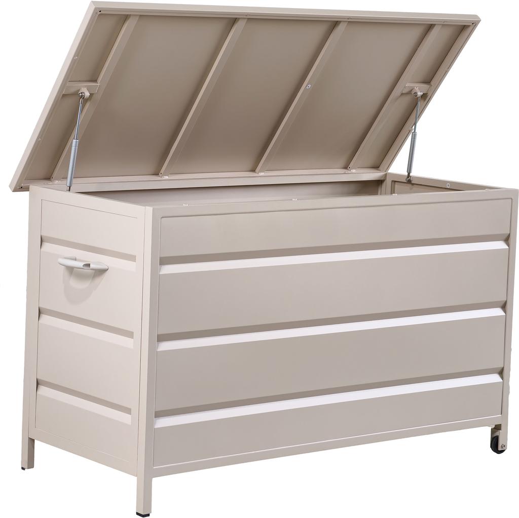 Nordic Aiamööbli istmepehmenduste kast 130x60cm, khaki värvi