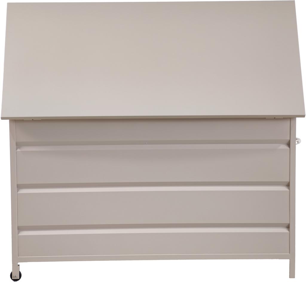 Nordic Aiamööbli istmepehmenduste kast 130x60cm, khaki värvi