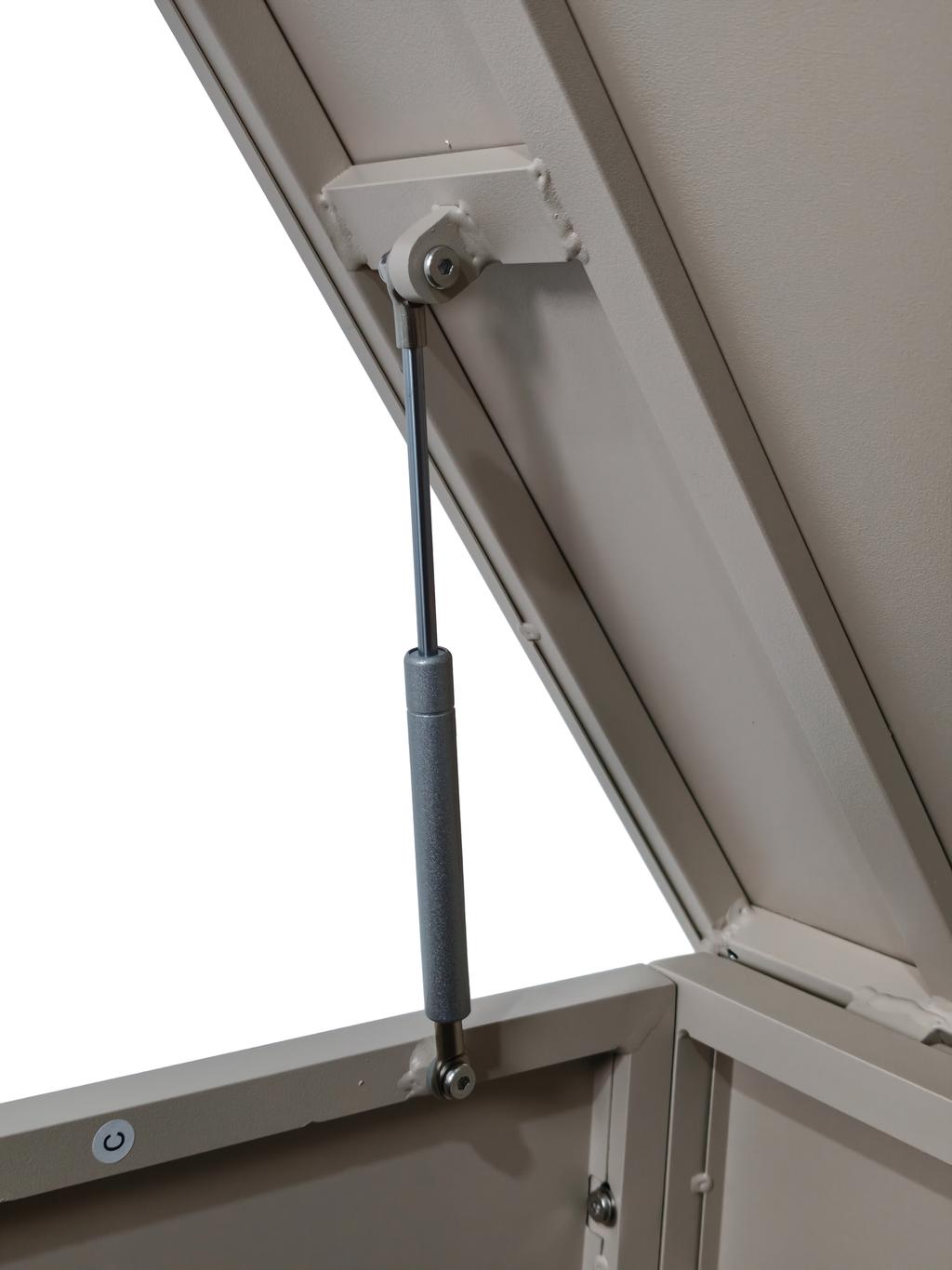 Nordic Aiamööbli istmepehmenduste kast 130x60cm, khaki värvi