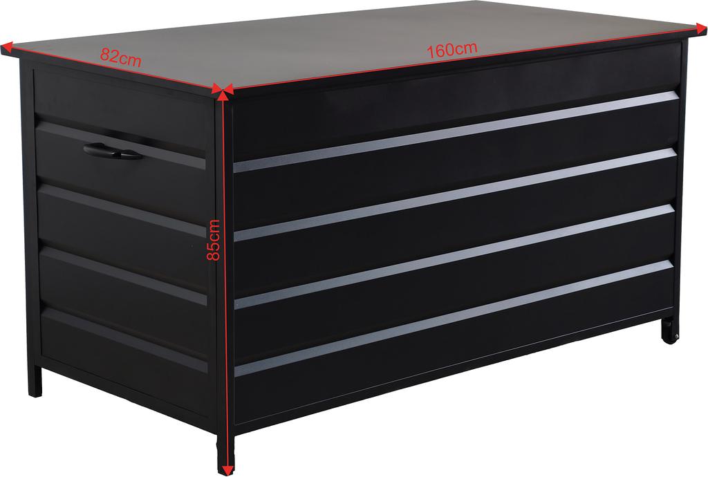 Nordic Aiamööbli istmepehmenduste kast 160x82cm, antratsiithall