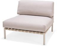 Pisipilt: Asgård Aiamööbli diivani vaheosa, taupe raam / beež polster