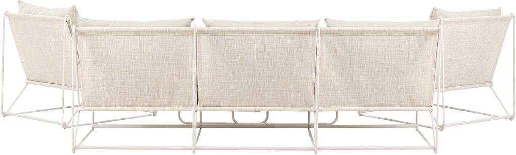 Palazzo Aiamööbli diivanikomplekt 3+1+1+lauakomplekt (2 tk), beež / beež