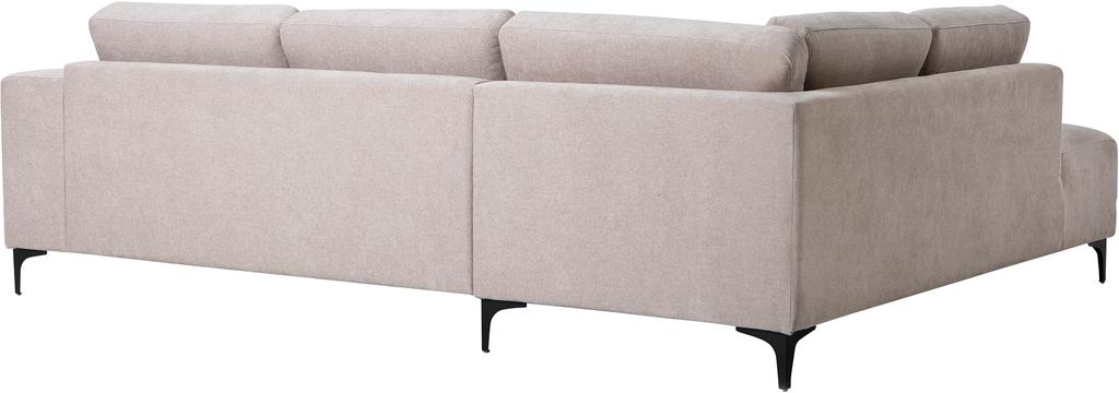 Westcoast avatud nurgaga diivan, väike, vasak, Storm 06, liiv