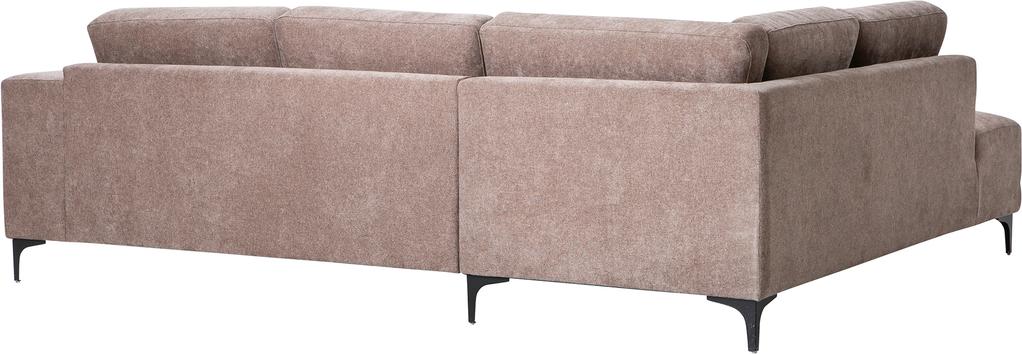 Westcoast avatud nurgaga diivan, väike, vasak, Storm 18, pruun