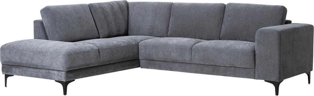 Westcoast avatud nurgaga diivan, väike, vasak, Storm 97, hall