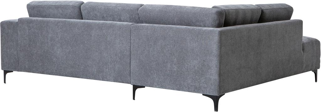 Westcoast avatud nurgaga diivan, väike, vasak, Storm 97, hall