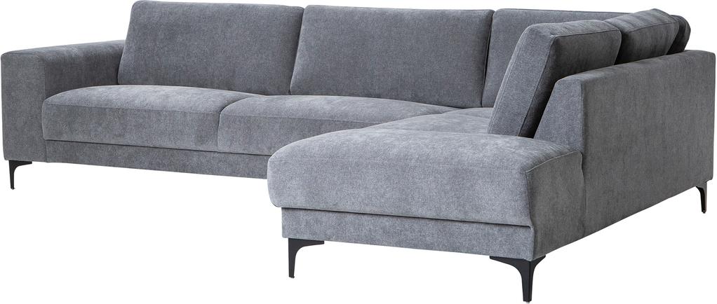 Westcoast avatud nurgaga diivan, suur, parem, Storm 97, hall