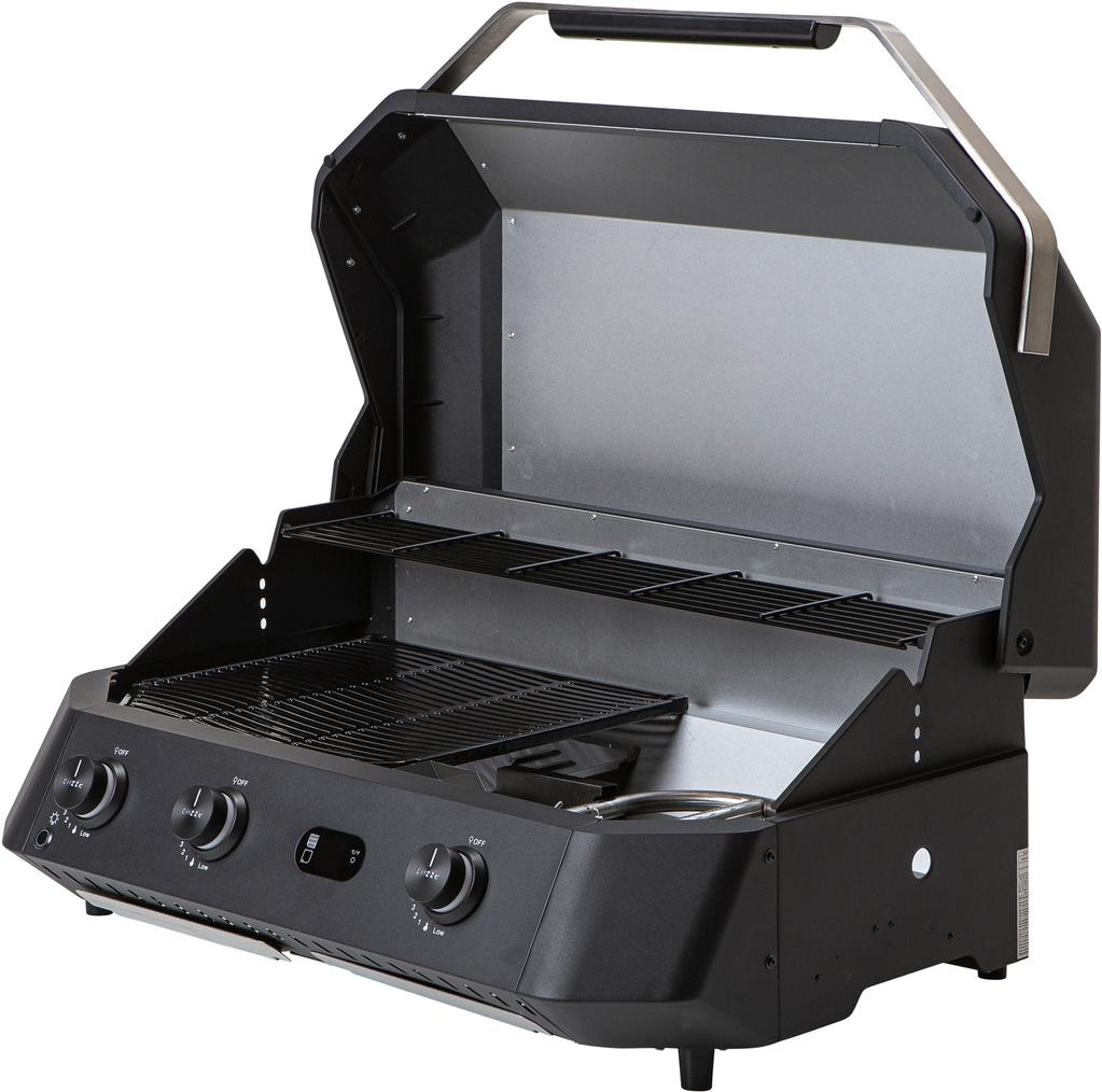 Cozze Aiamööbli G-800 gaasigrill kolme põletiga