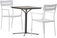 Pisipilt: Seattle & Isabella Aiamööbli söögilauakomplekt, kahele 60x60