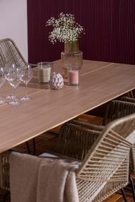 Pisipilt: Messina & Maren Aiamööbli söögilauakomplekt, kuuele 220x100