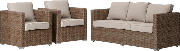 Mode diivanikomplekt (3+1+1) naturaalne