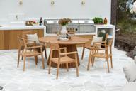 Pisipilt: Deco & Piemonte Aiamööbli söögilauakomplekt, ümmargune 150cm kuuele, tiigipuu