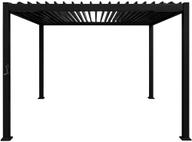 Pisipilt: Nordic paviljon 3x4m võrekatusega, must